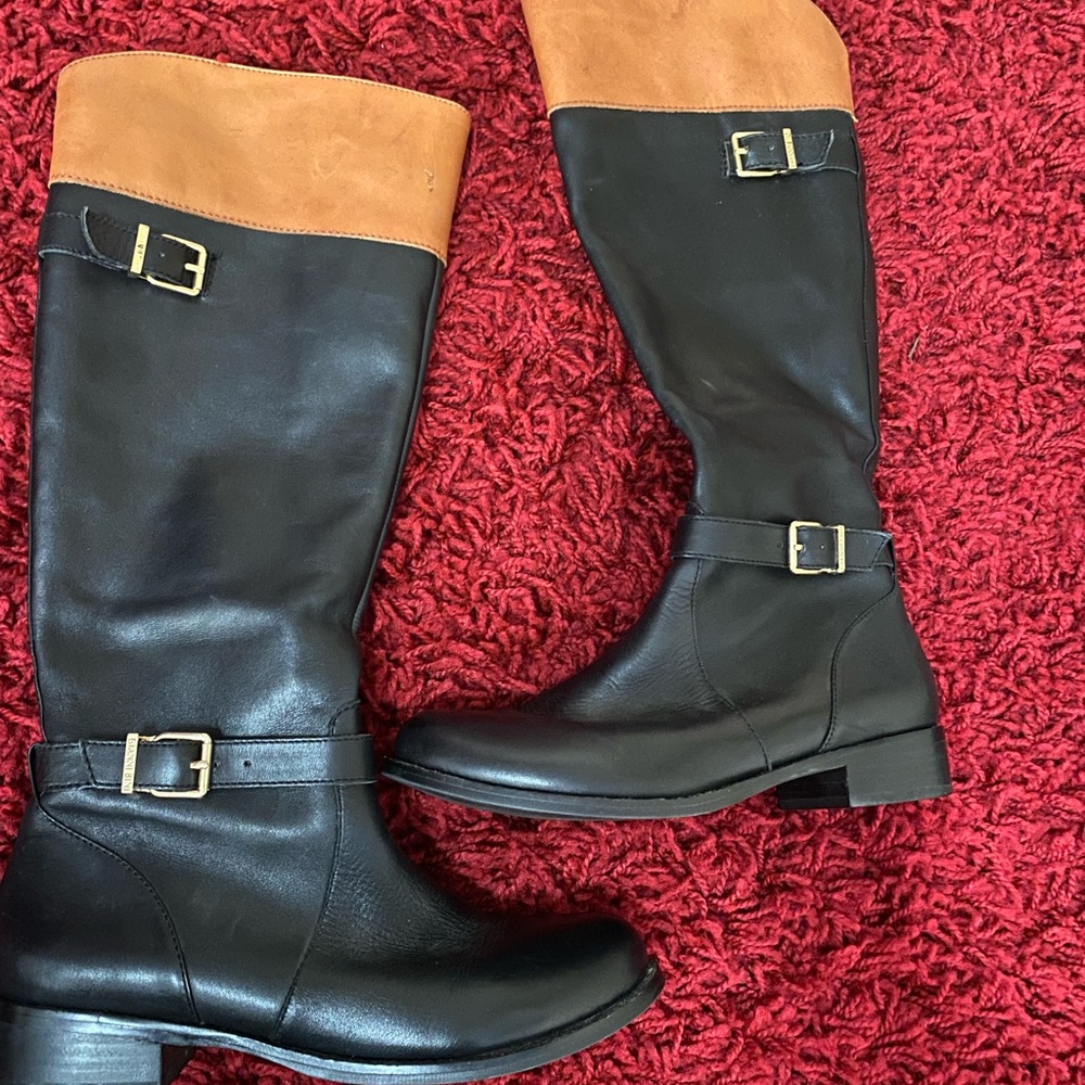 Gianni Bini Leather Riding Boots